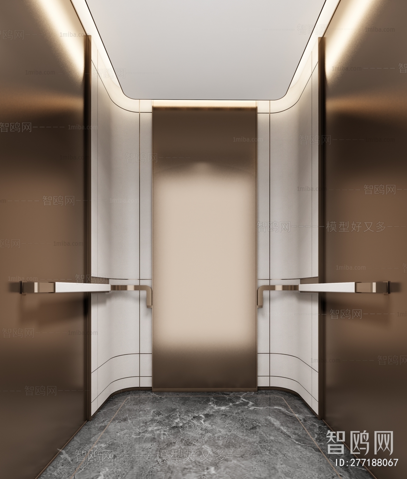 Modern Office Elevator Hall