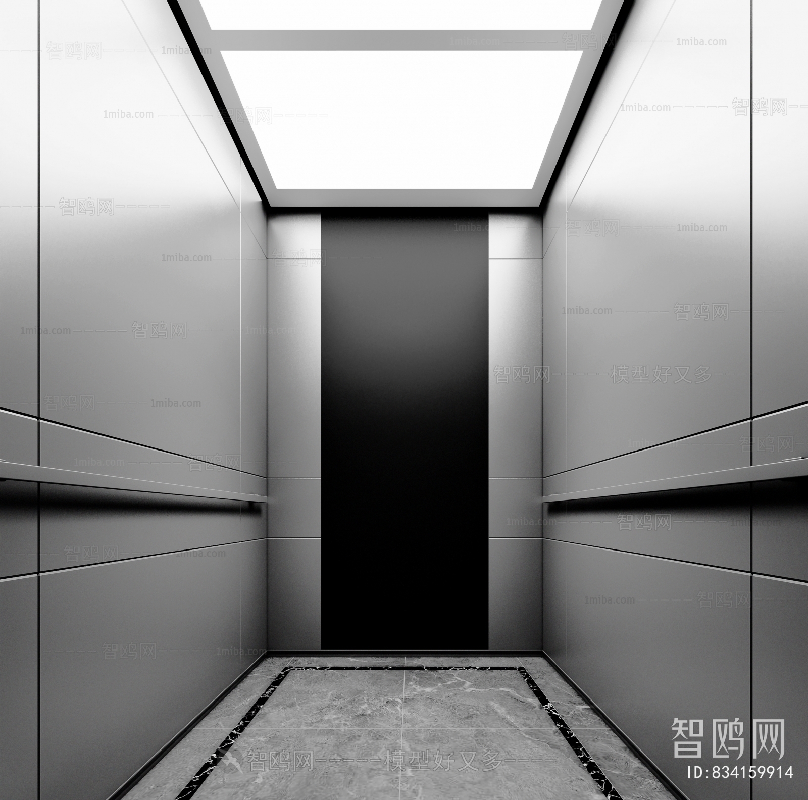 Modern Office Elevator Hall