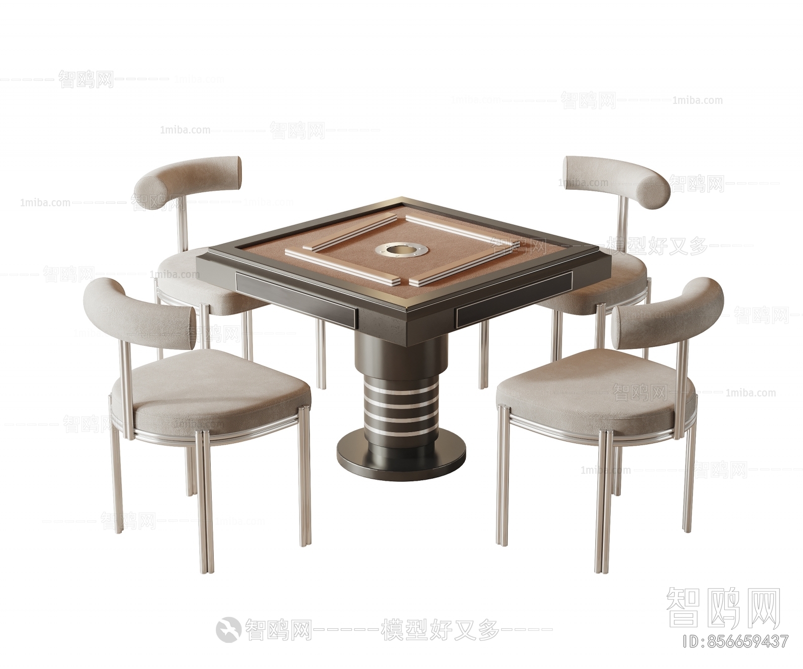 Modern Mahjong Tables And Chairs