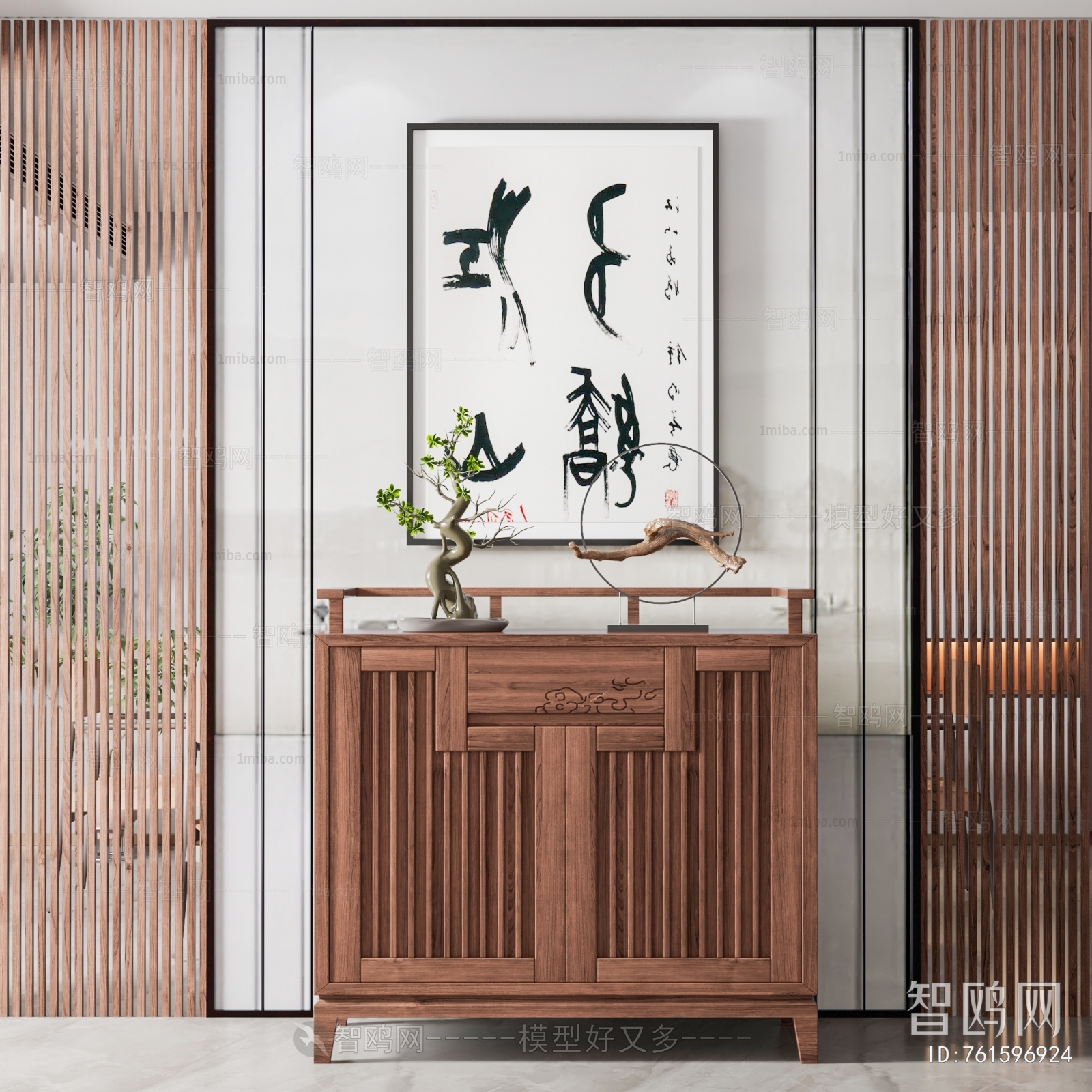 New Chinese Style Side Cabinet/Entrance Cabinet