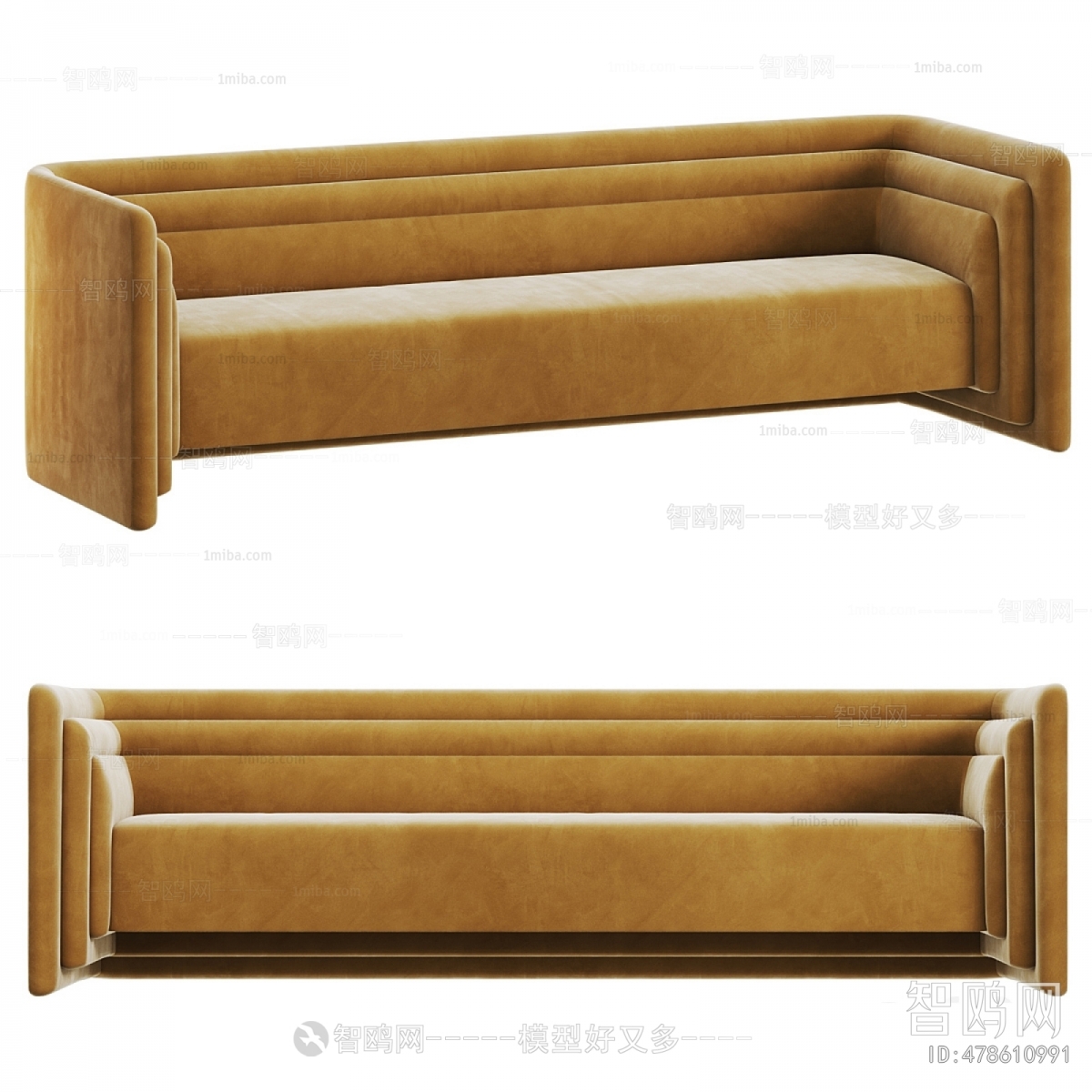 Modern Multi Person Sofa