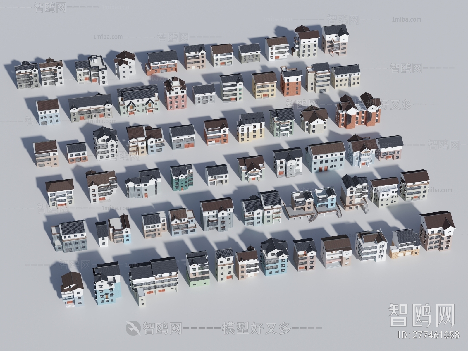 新中式自建房鸟瞰规划