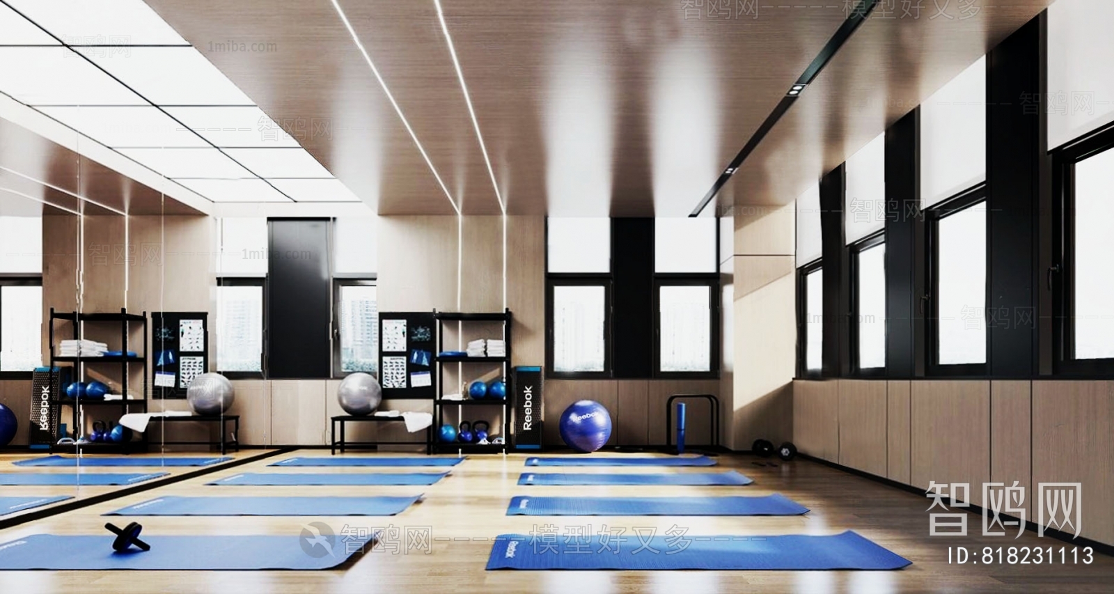 Modern Yoga Room