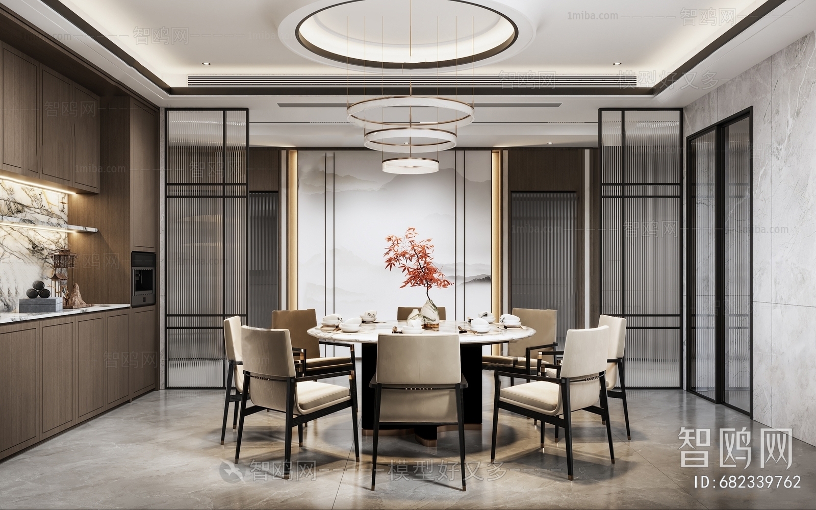 New Chinese Style Dining Room