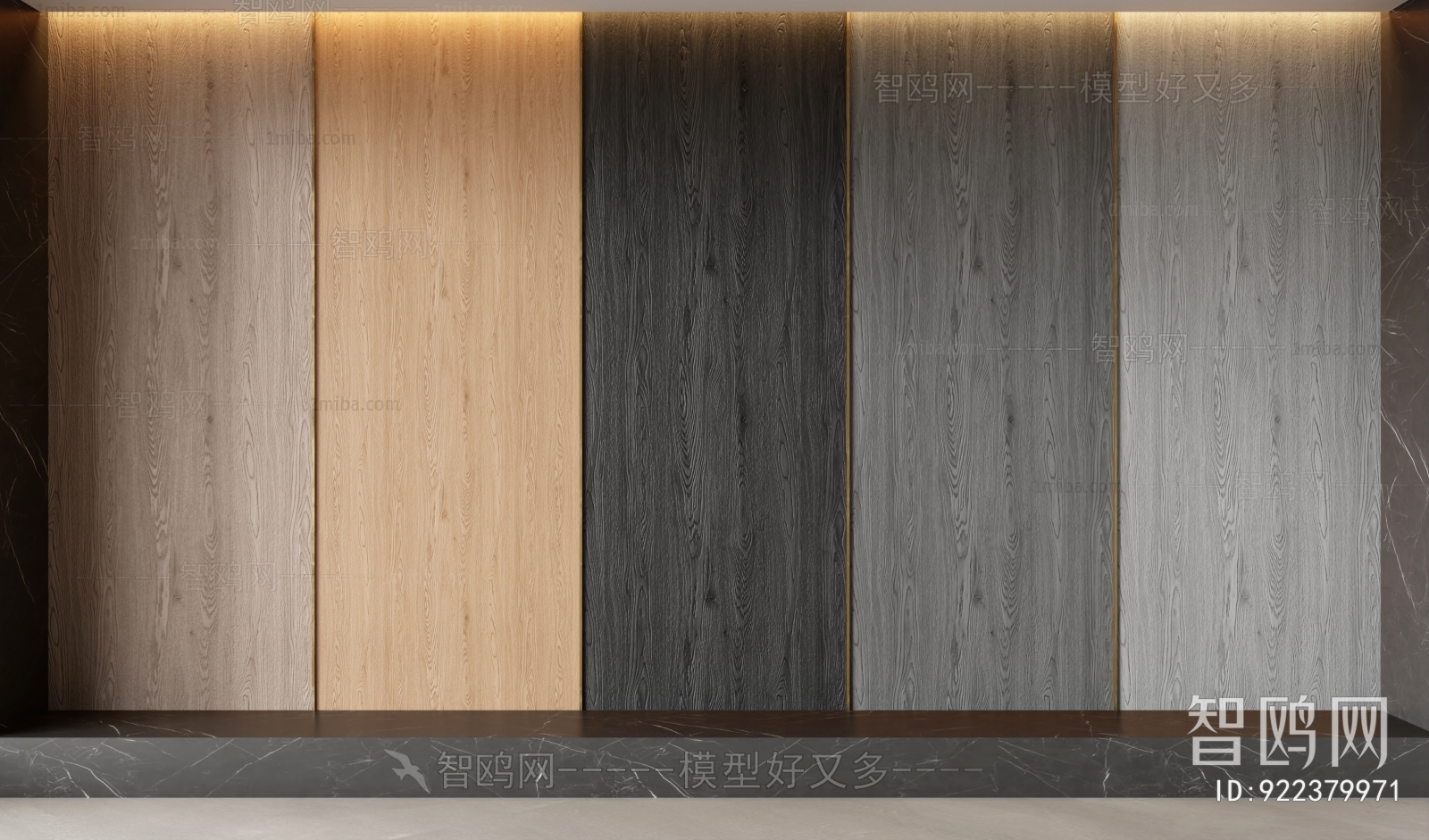 现代木纹护墙板