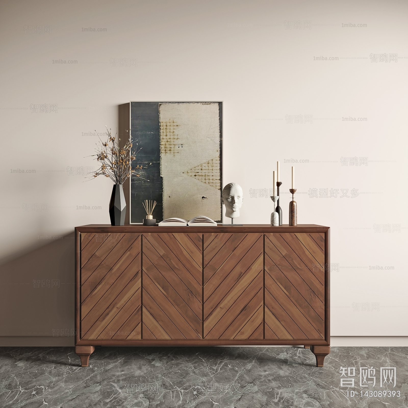 Wabi-sabi Style Side Cabinet/Entrance Cabinet