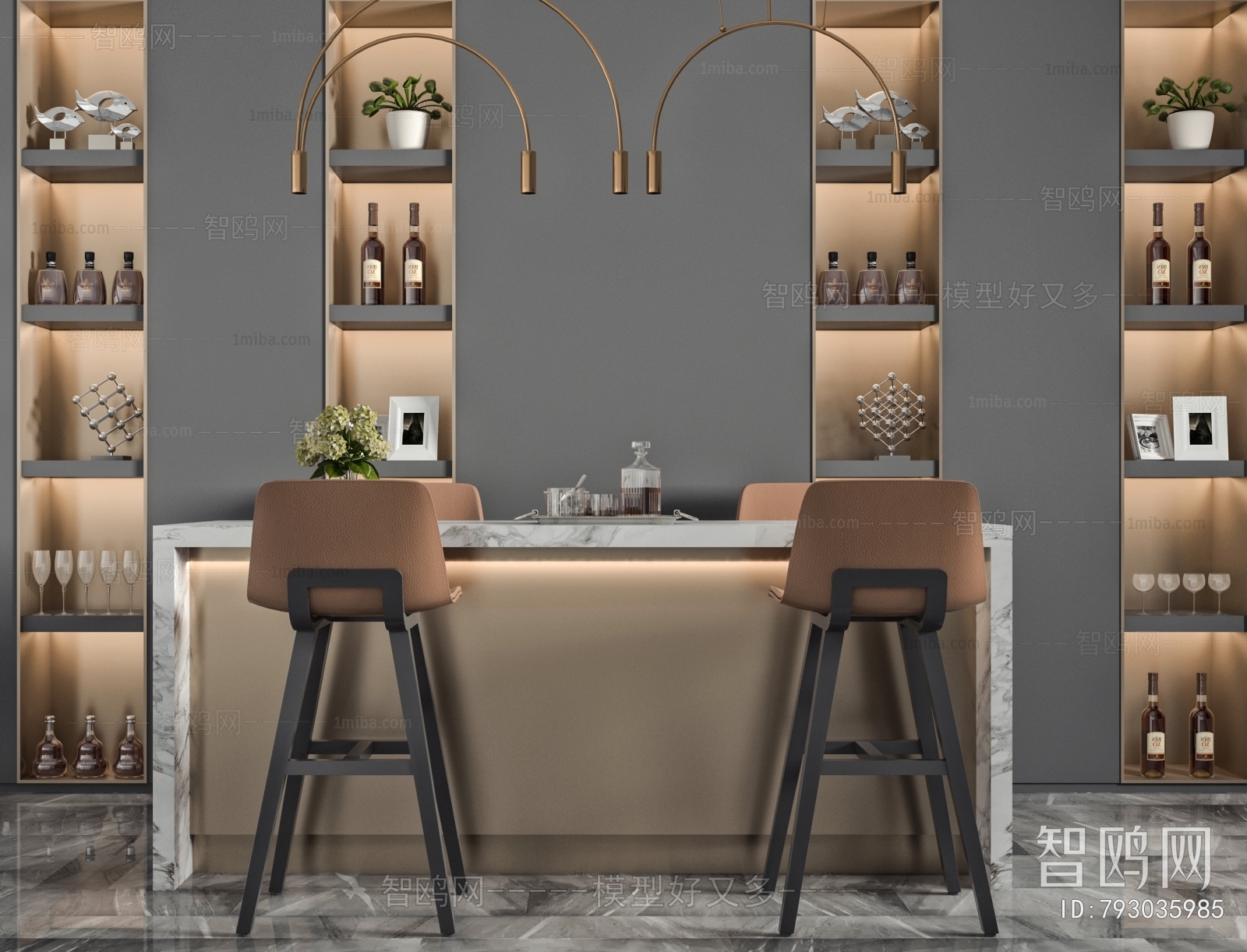 Modern Counter Bar