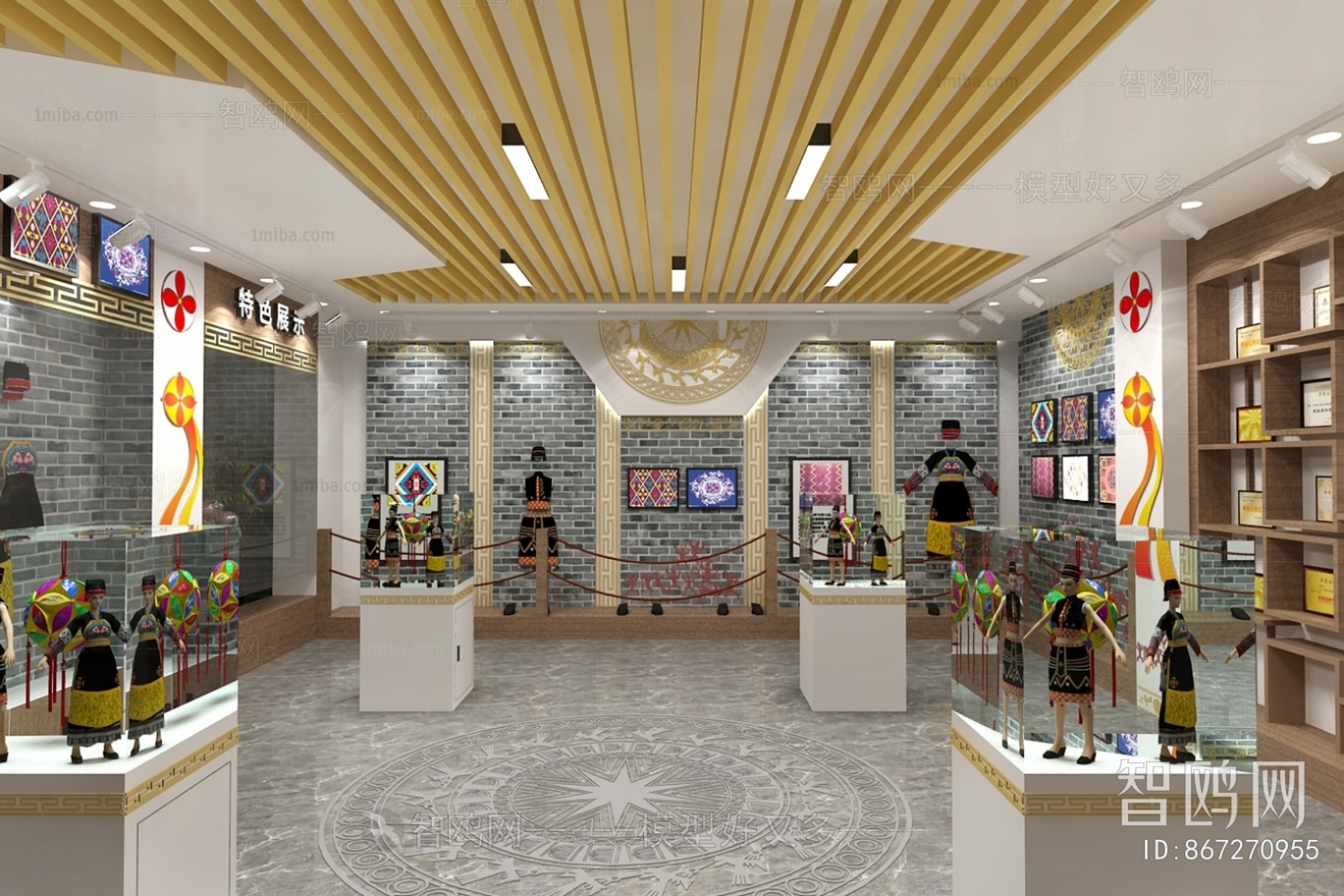 New Chinese Style Exhibition Hall