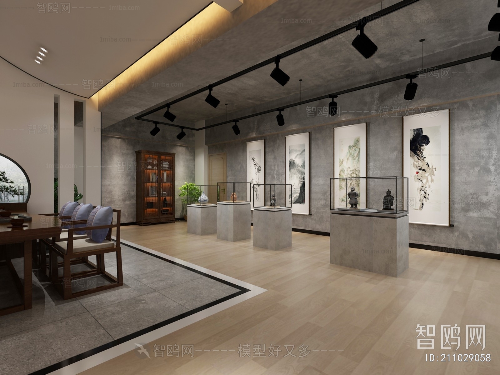 New Chinese Style Exhibition Hall