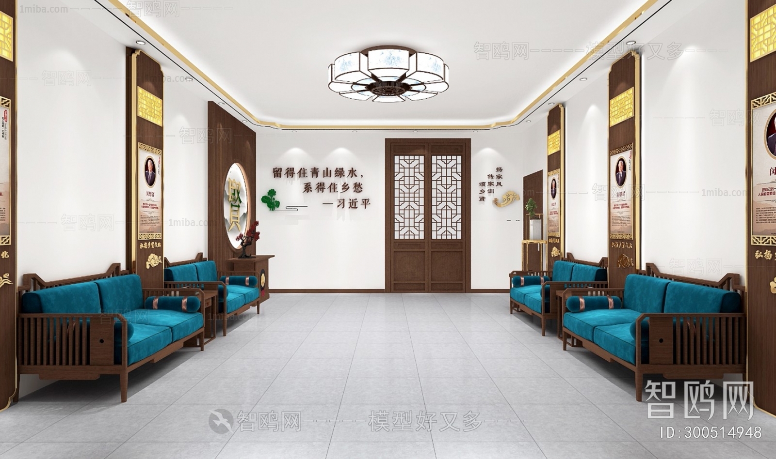 New Chinese Style Exhibition Hall