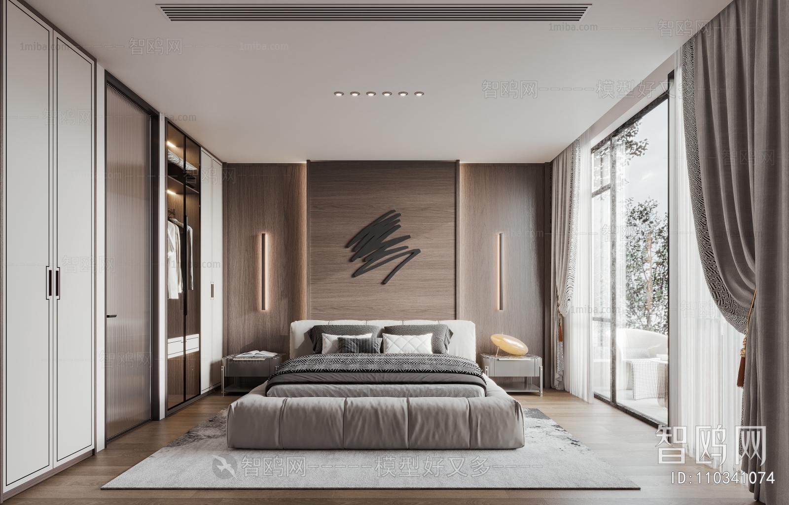 New Chinese Style Bedroom