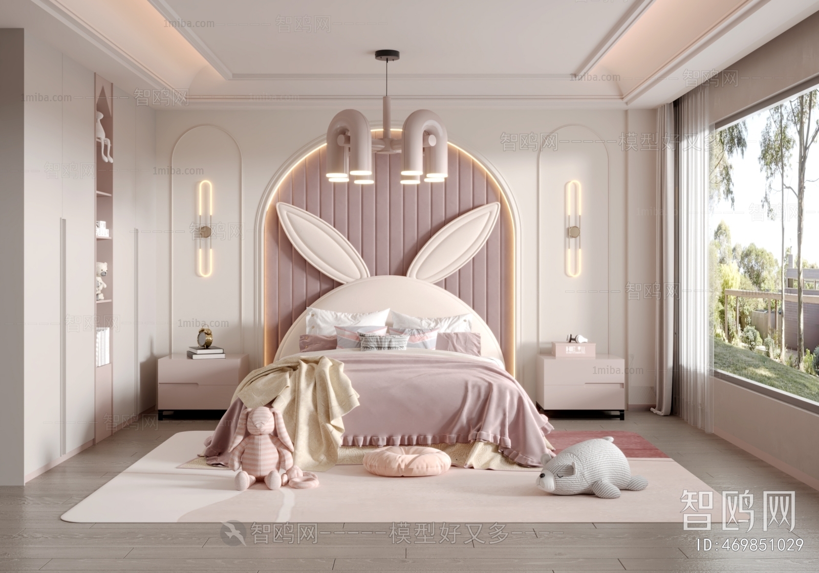 Modern French Style Bedroom