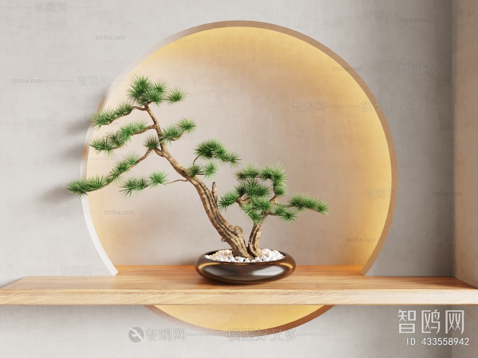 New Chinese Style Bonsai