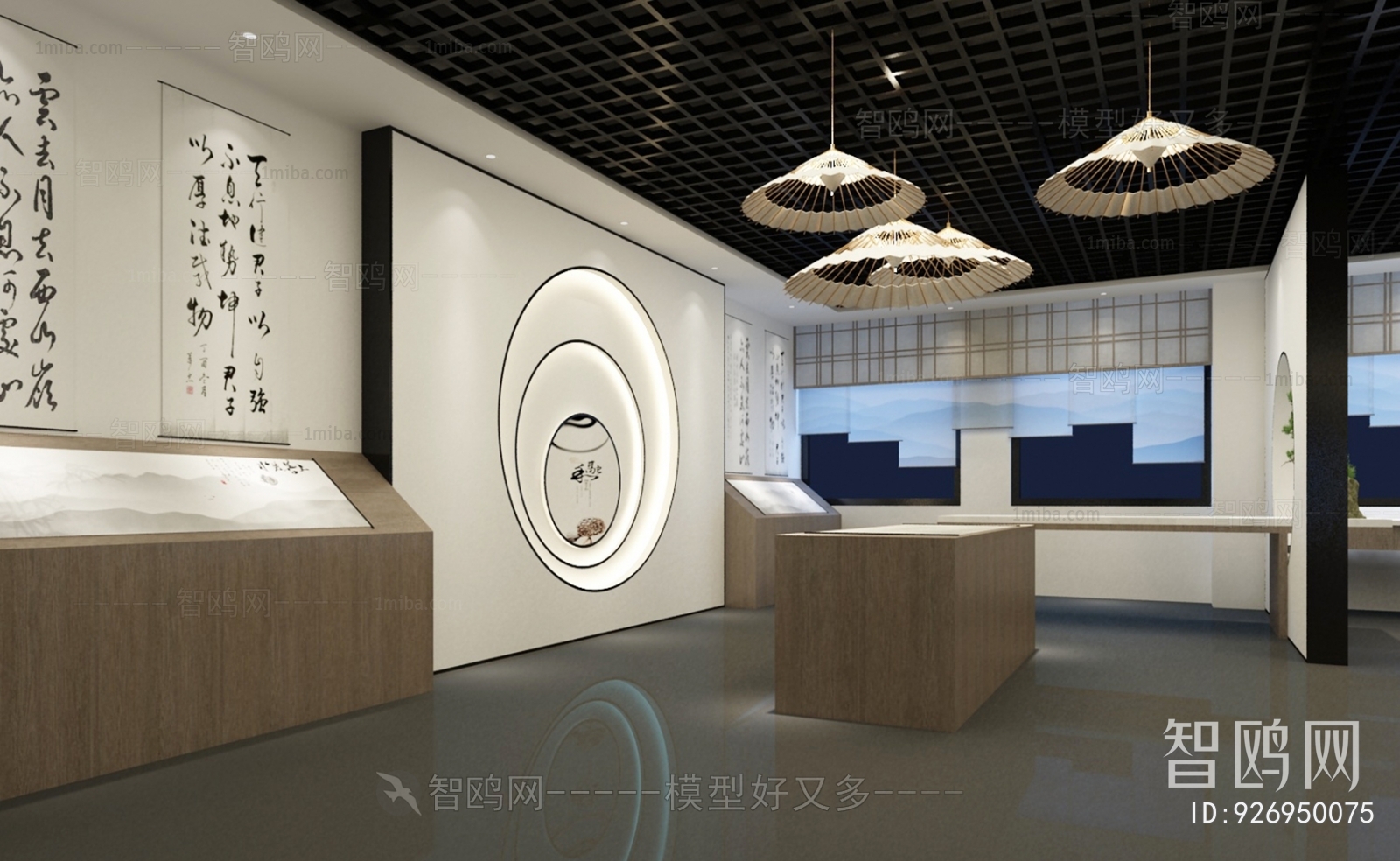 New Chinese Style Exhibition Hall