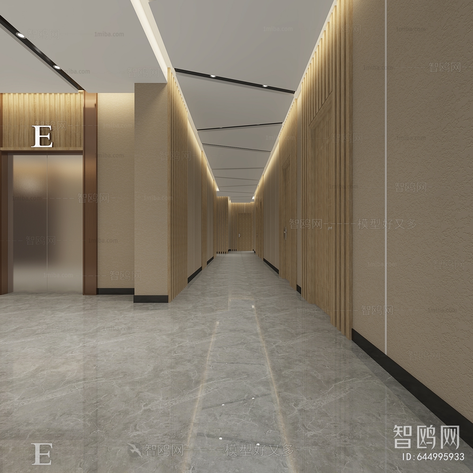 Modern Corridor/elevator Hall