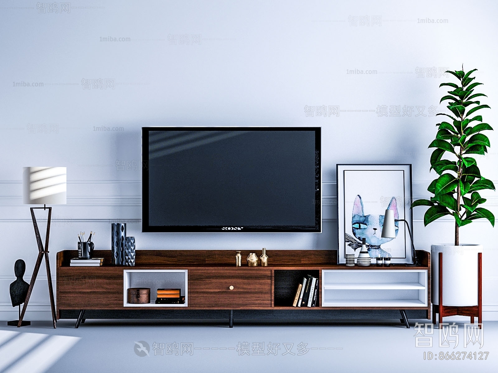 Nordic Style TV Cabinet