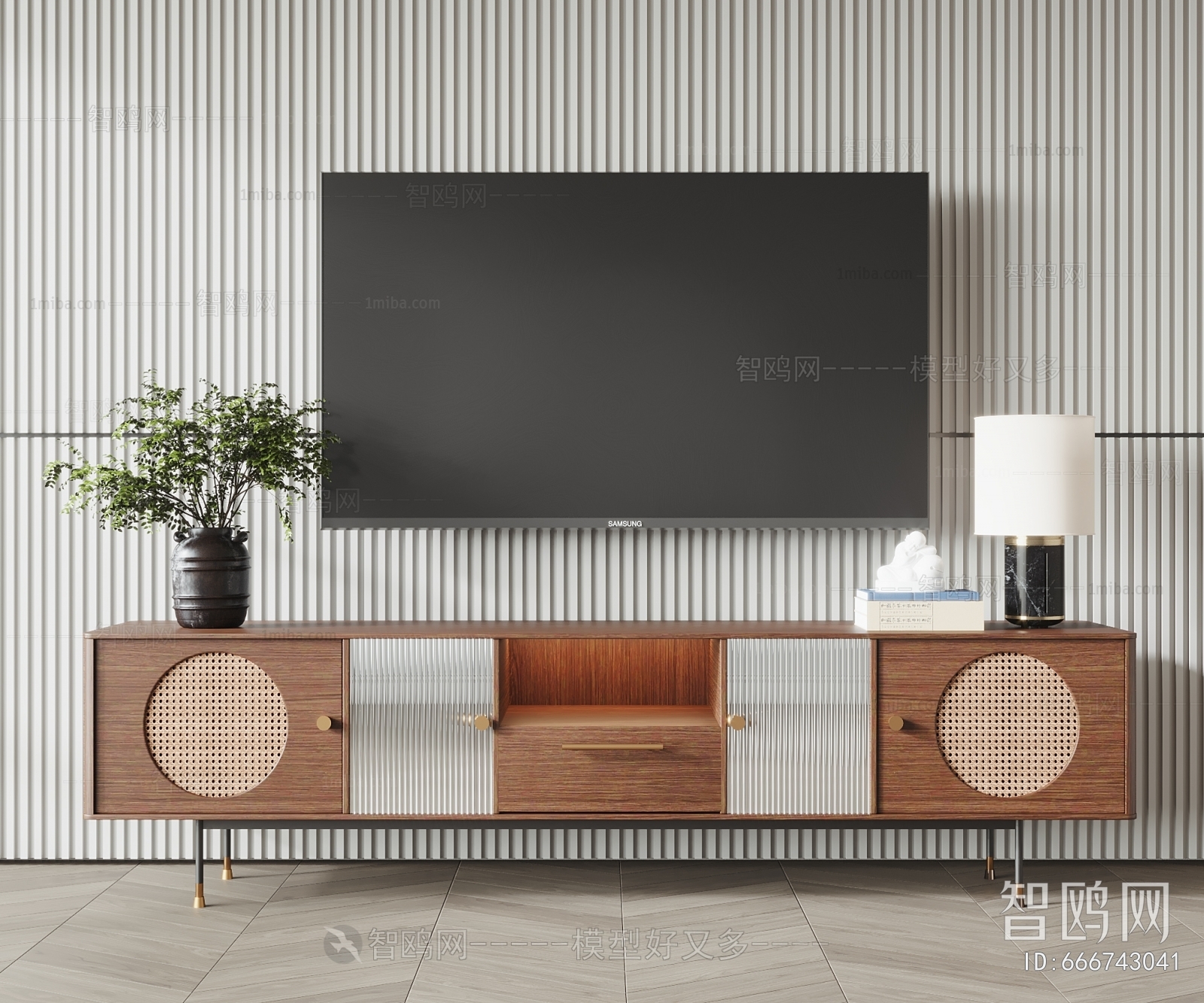 New Chinese Style TV Cabinet