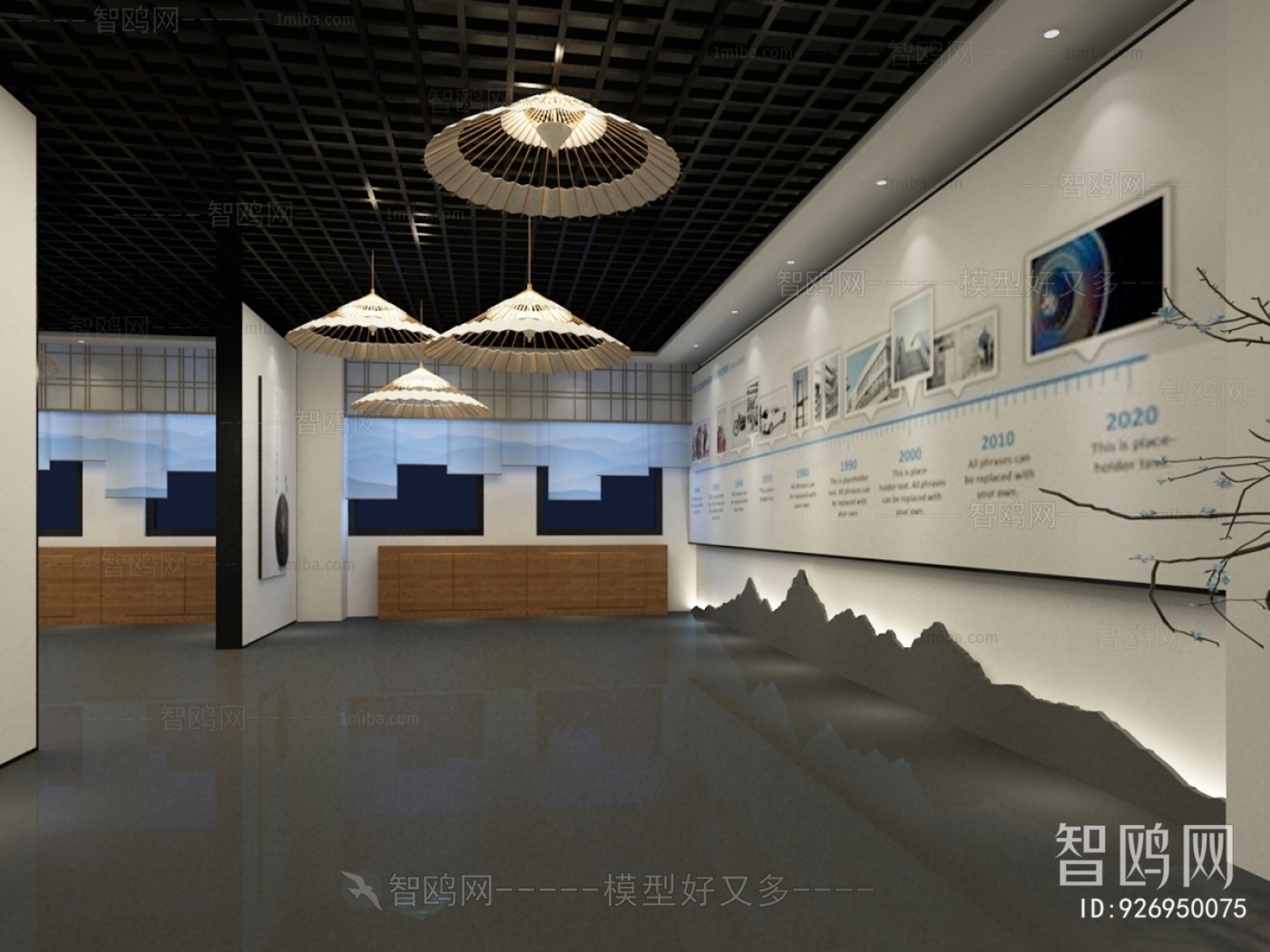 New Chinese Style Exhibition Hall