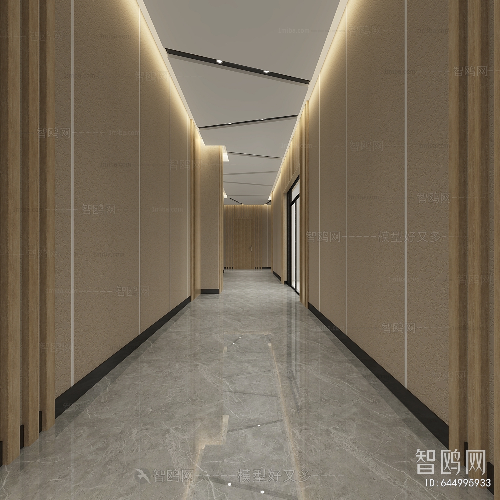 Modern Corridor/elevator Hall