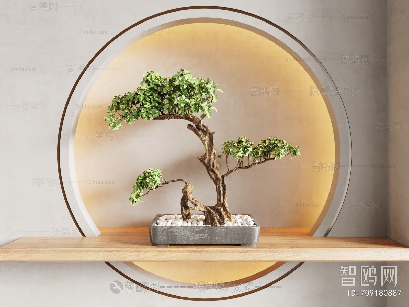 New Chinese Style Bonsai