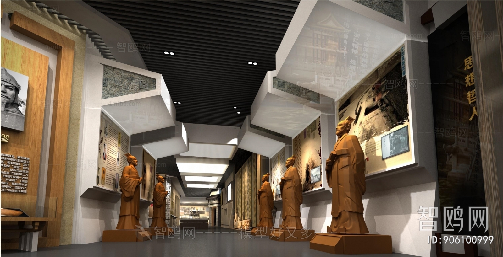 New Chinese Style Exhibition Hall