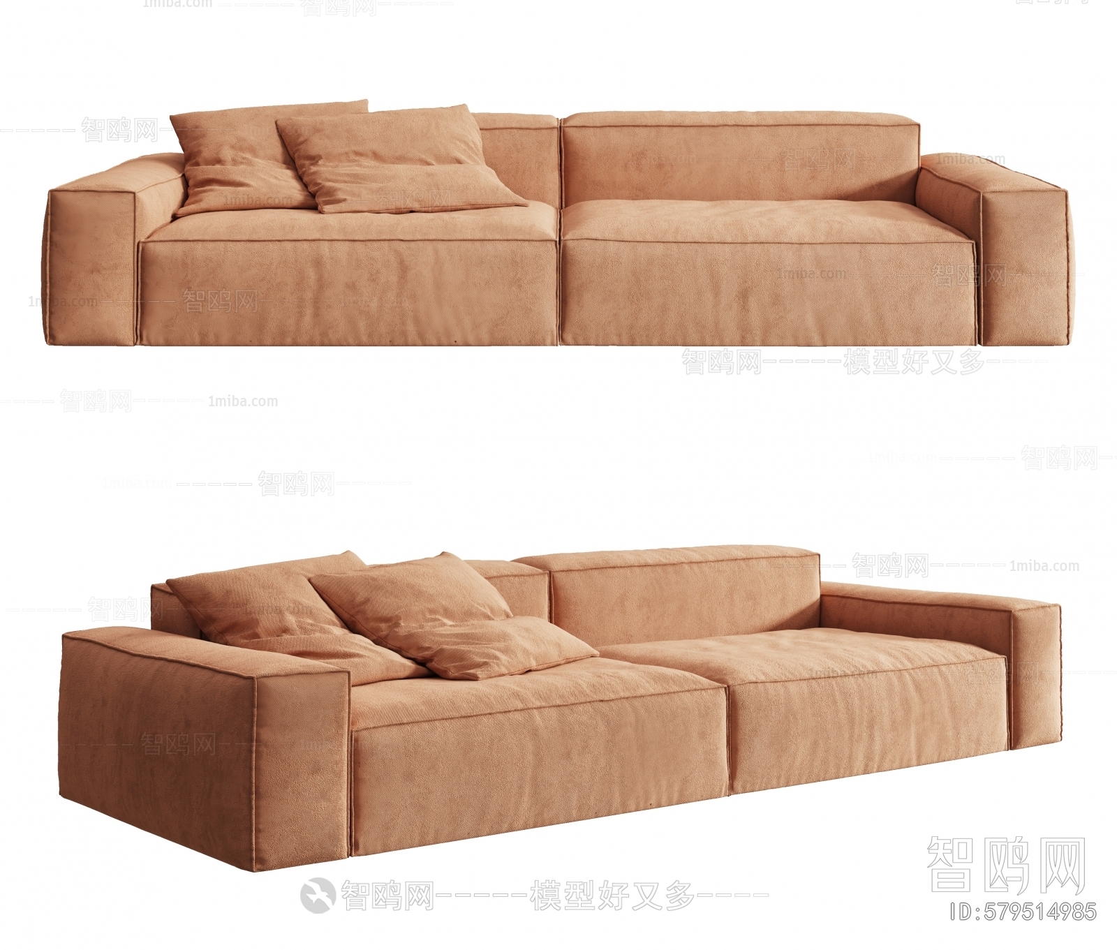 Modern Multi Person Sofa