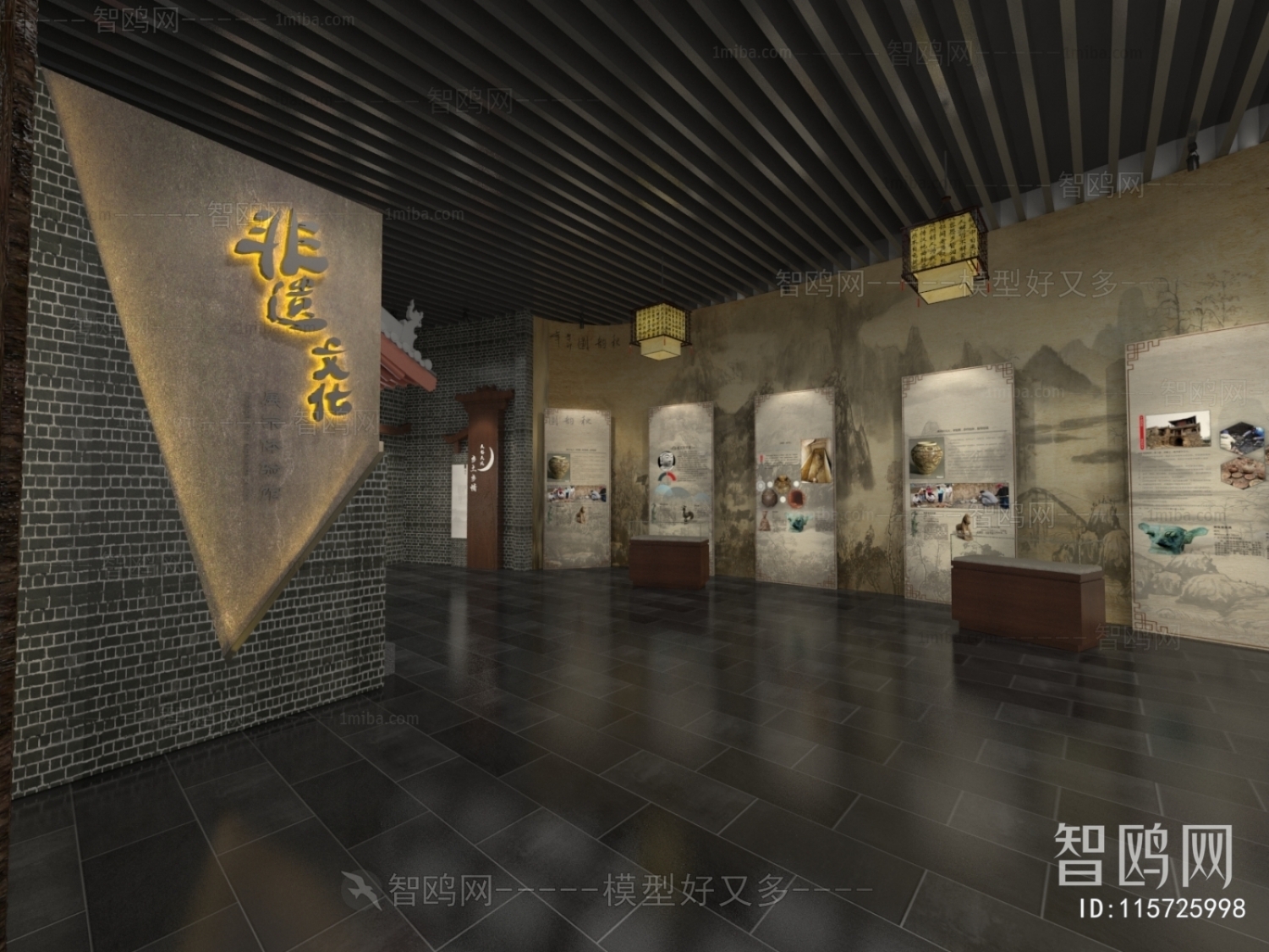 New Chinese Style Exhibition Hall