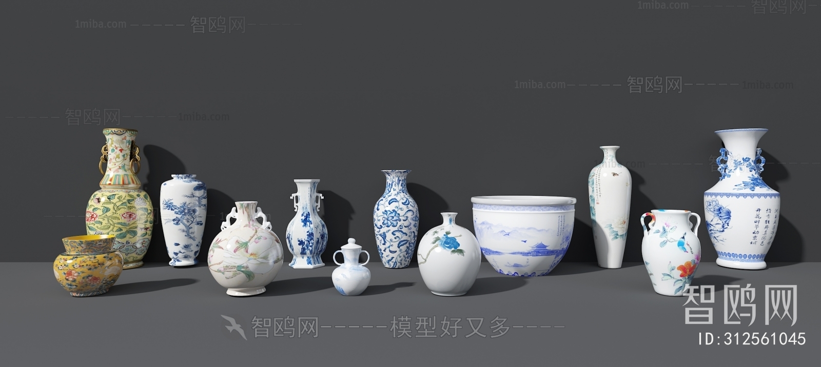 New Chinese Style Decorative Set