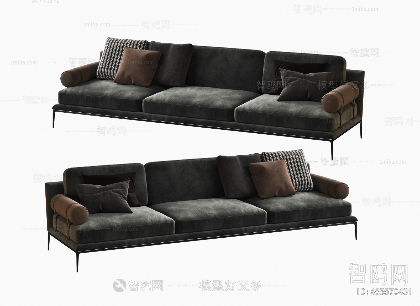 Modern Three-seat Sofa