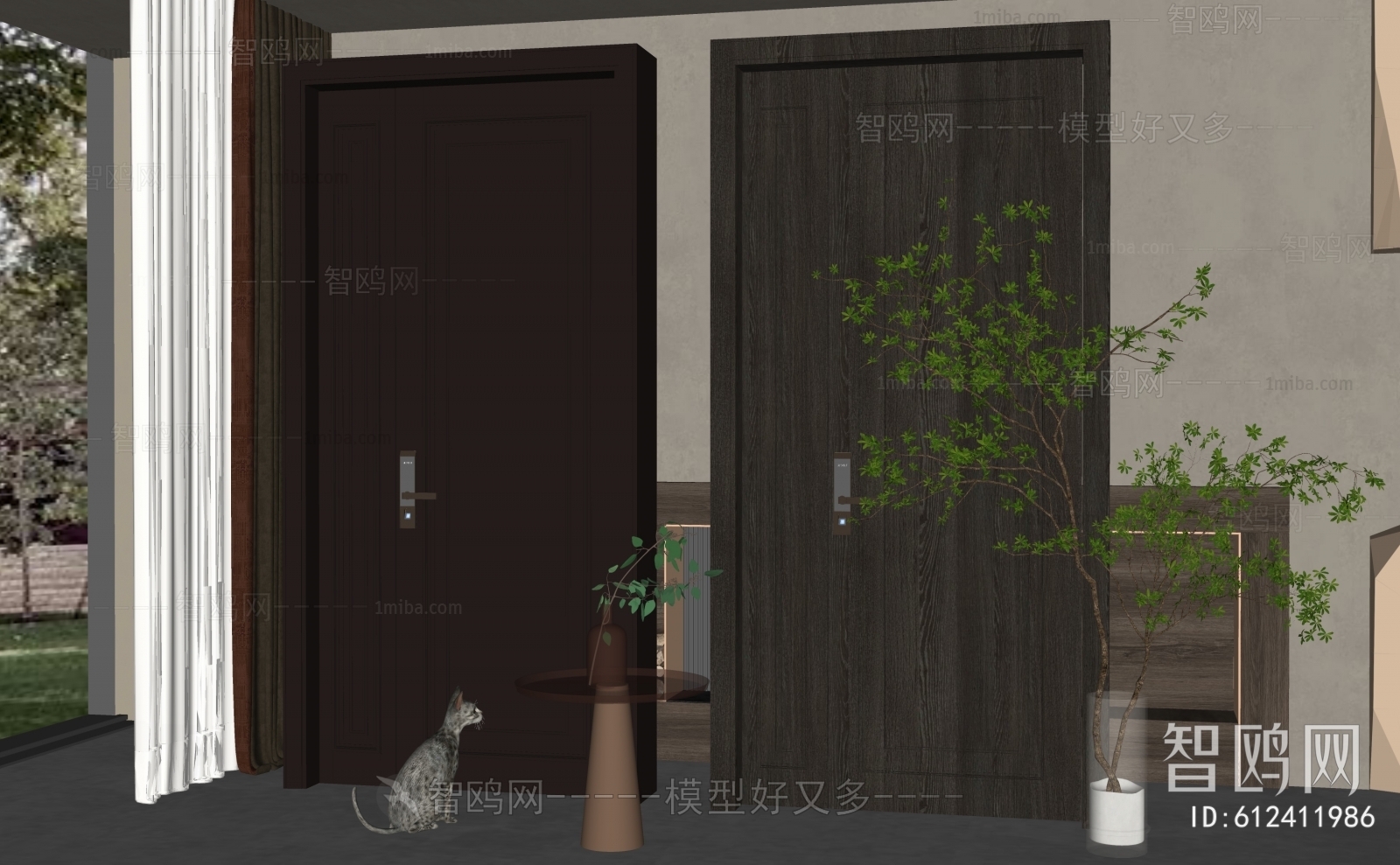 New Chinese Style Door