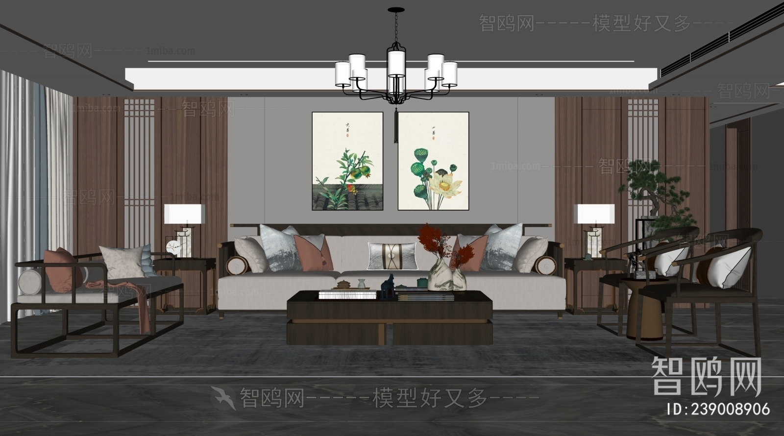 新中式客厅