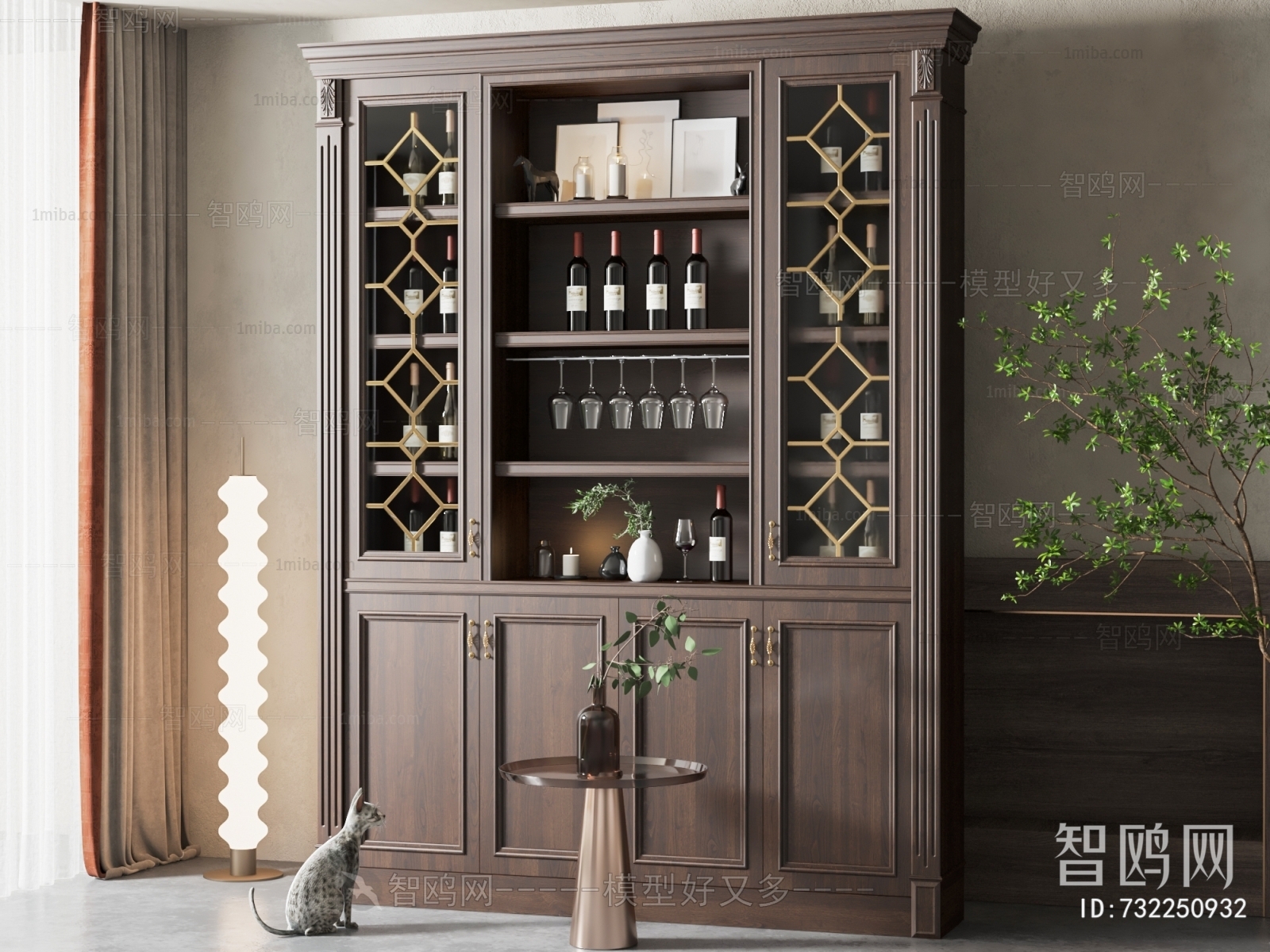 American Style Wine Cabinet