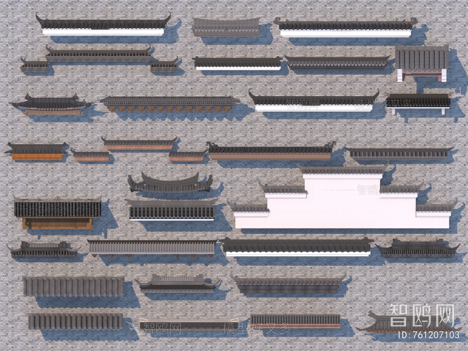 Chinese Style Building Component