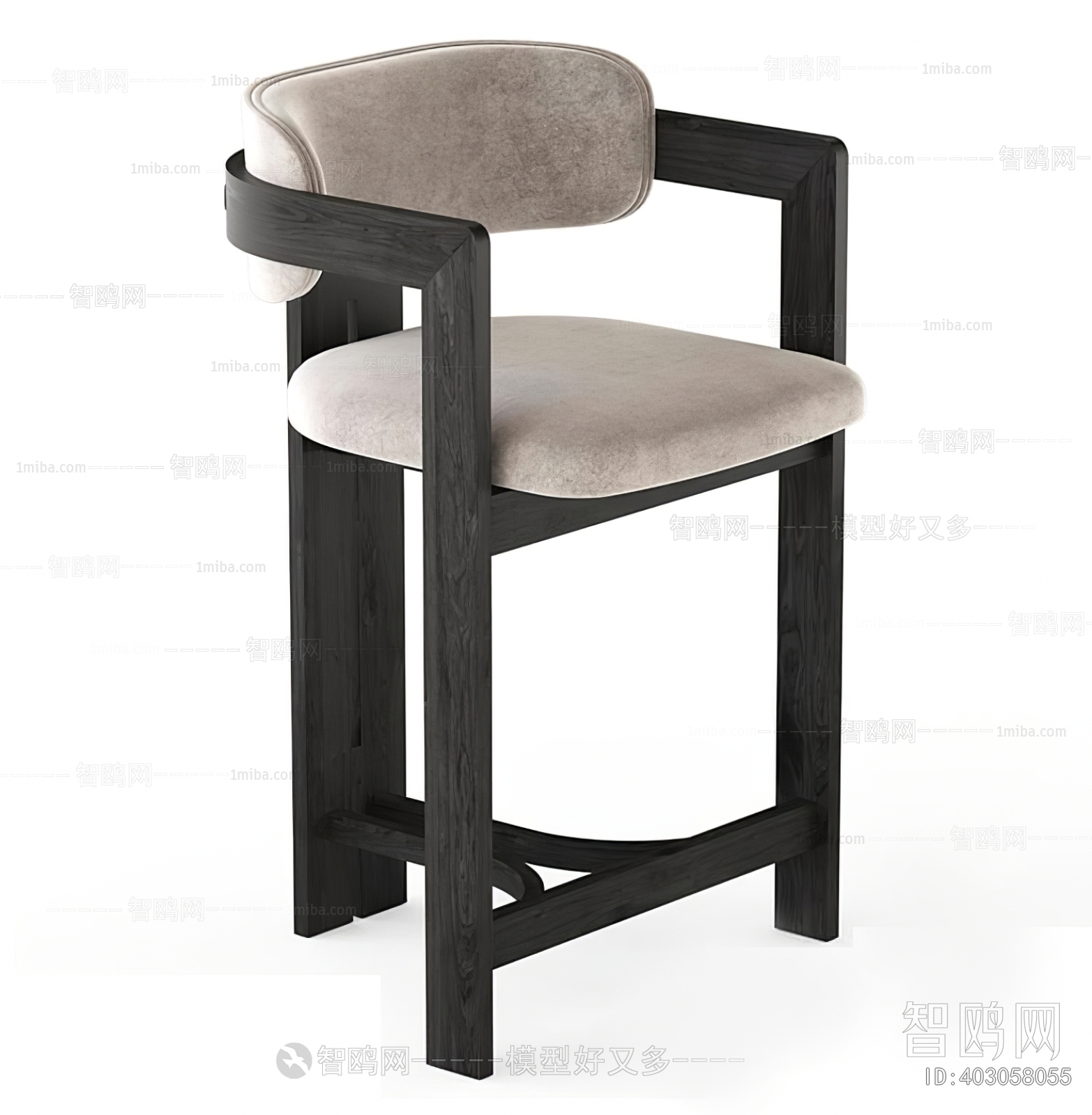 Nordic Style Bar Chair