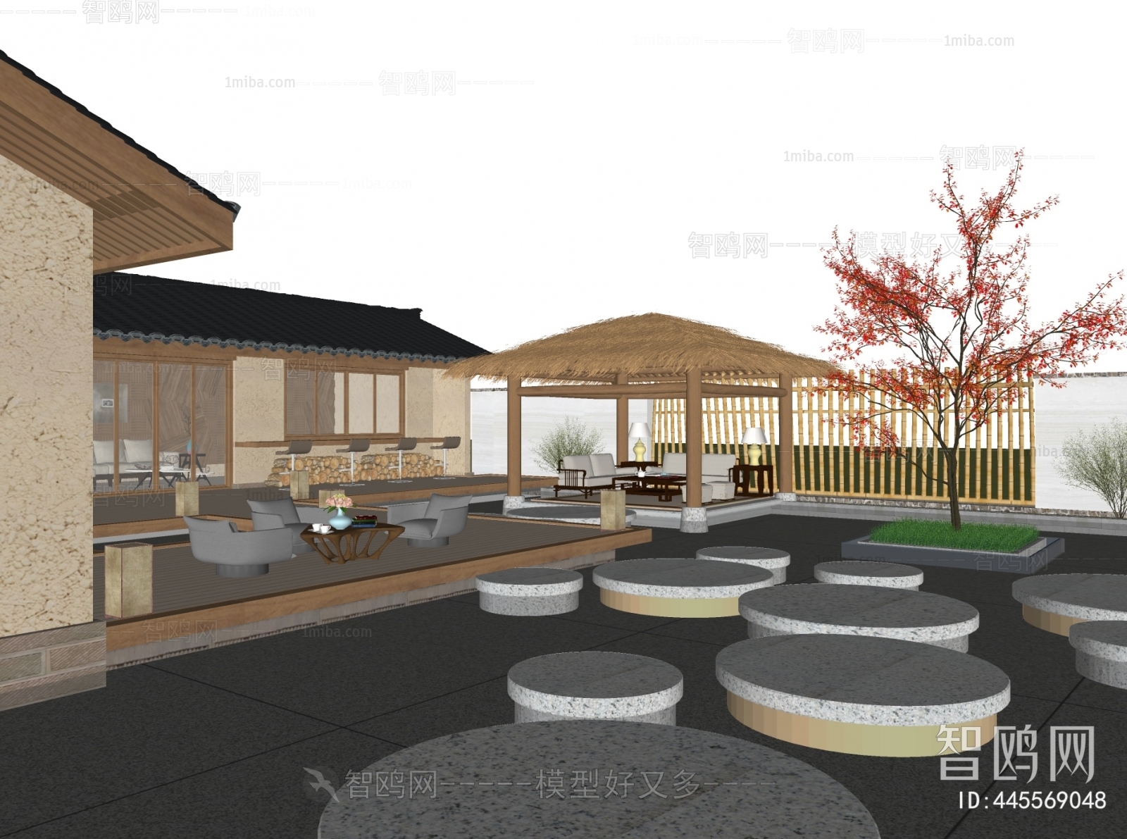 Chinese Style Courtyard/landscape