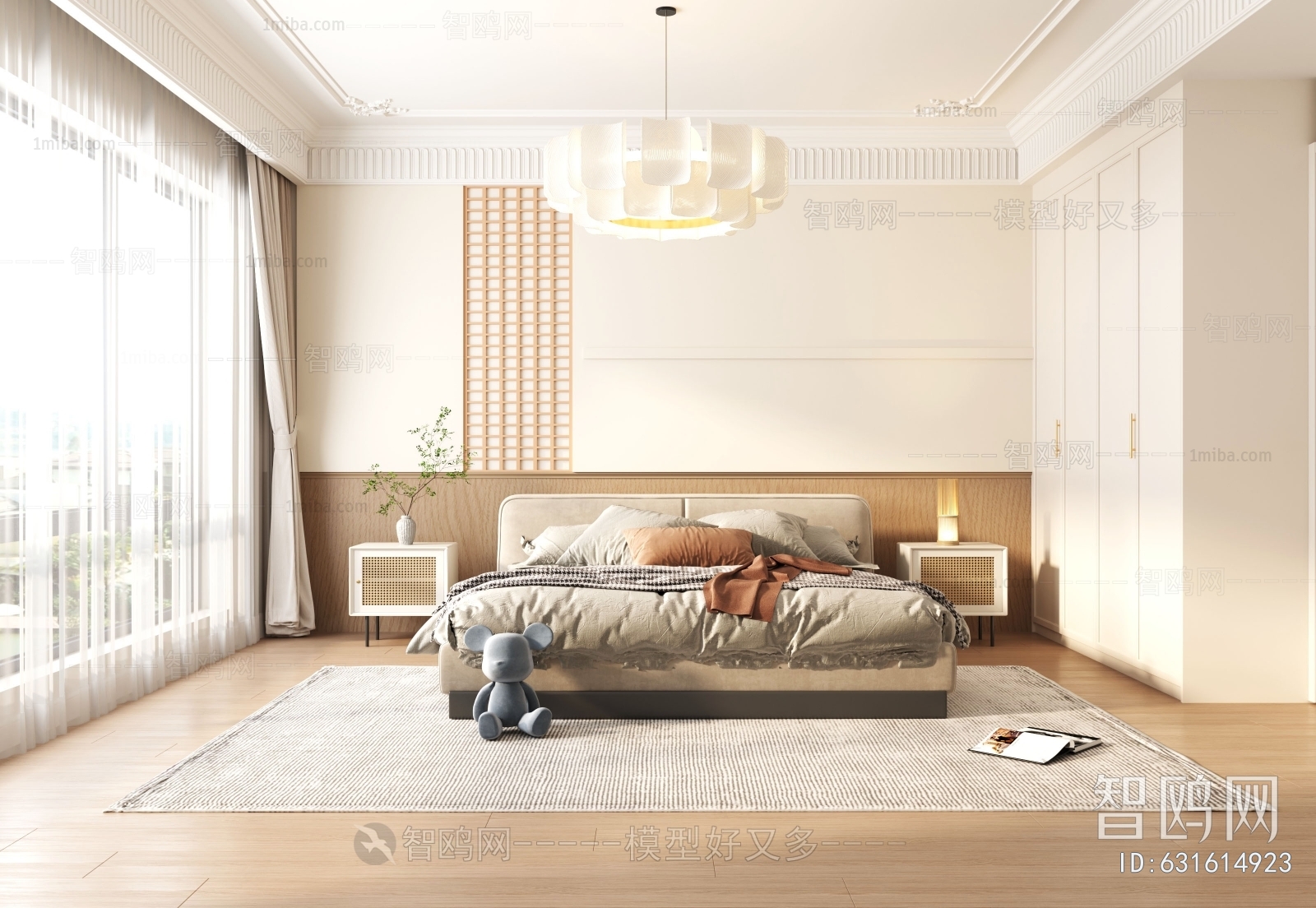 Modern French Style Bedroom