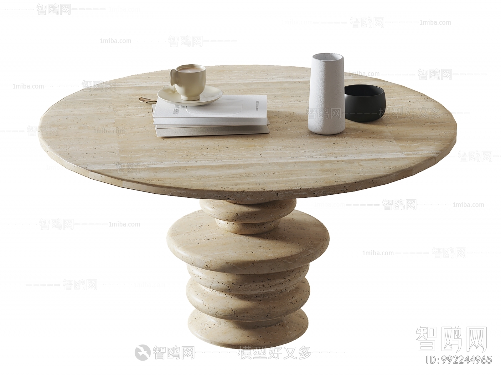 Wabi-sabi Style Dining Table