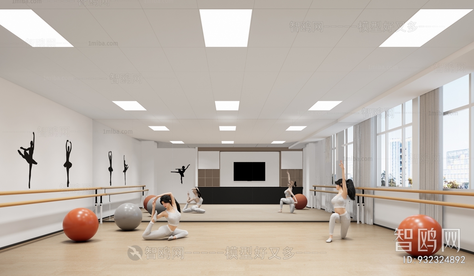 Modern Yoga Room