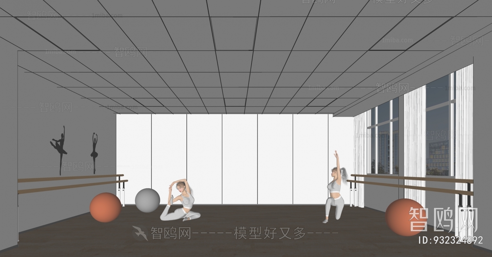 Modern Yoga Room