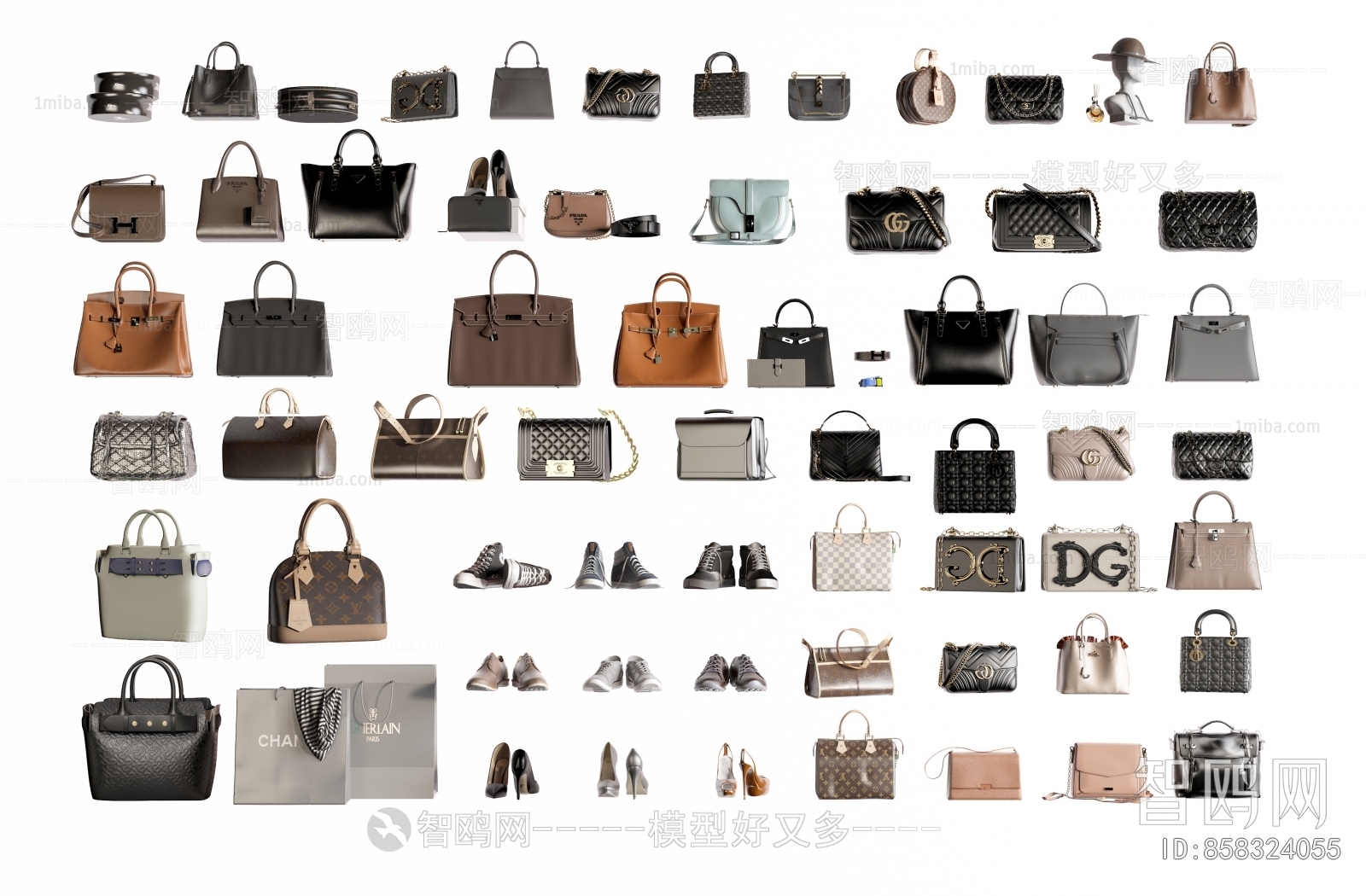 现代奢侈品女包皮包 挎包组合