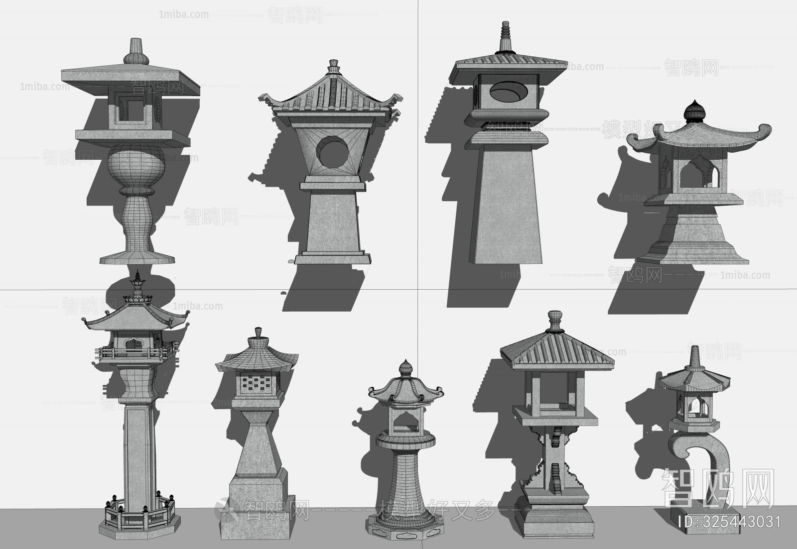 Chinese Style Japanese Style Outdoor Light