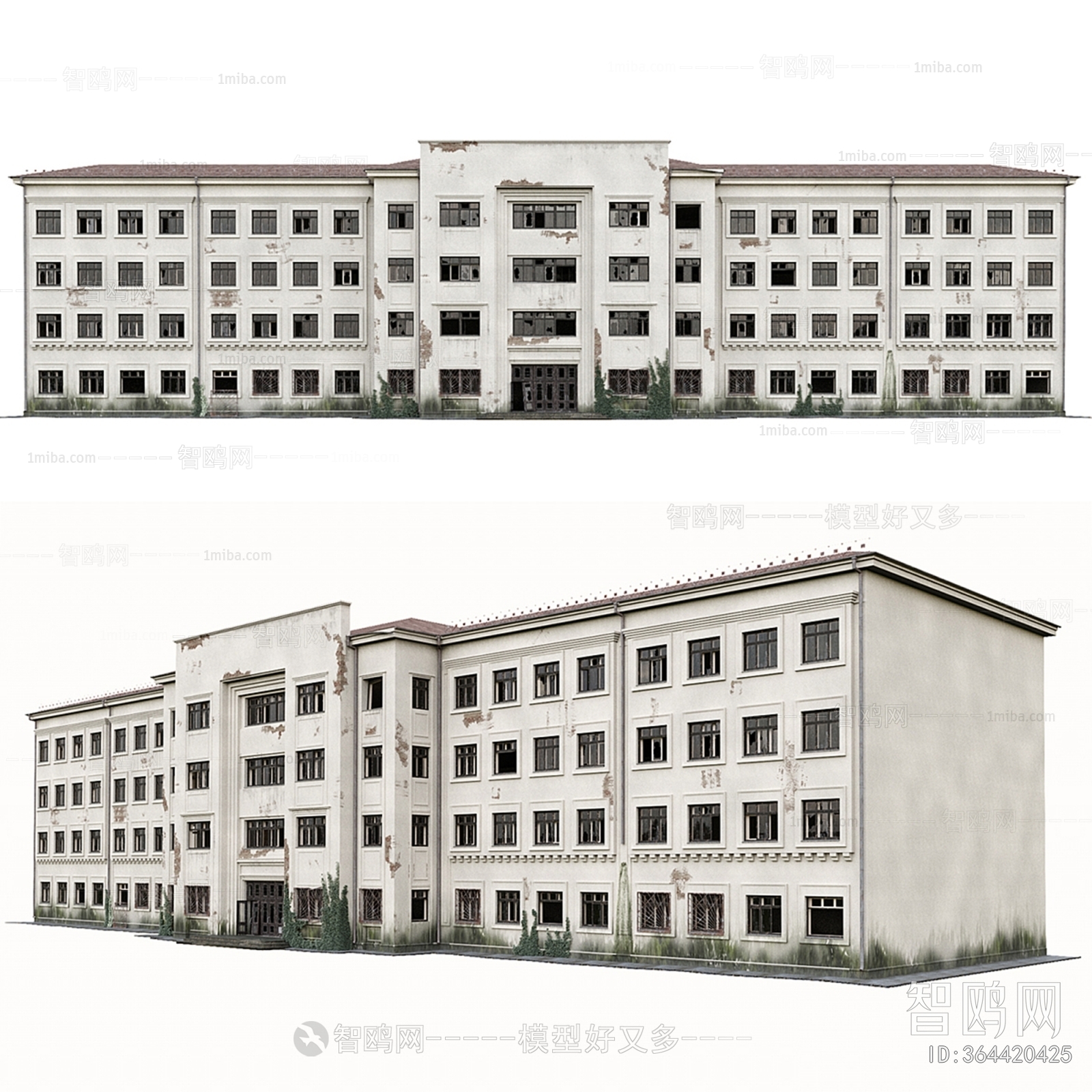 Simple European Style Building Appearance