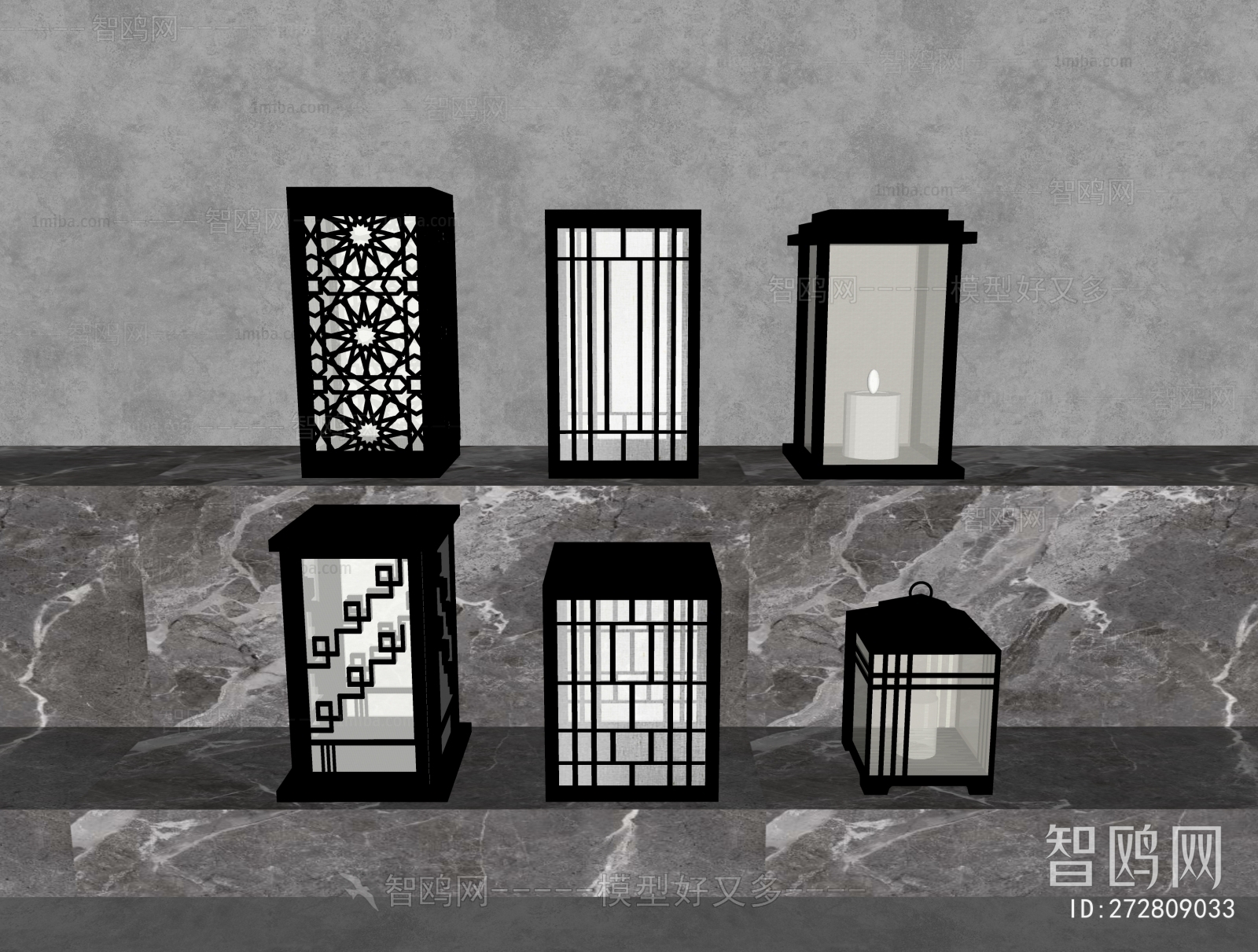 Modern Chinese Style Outdoor Light