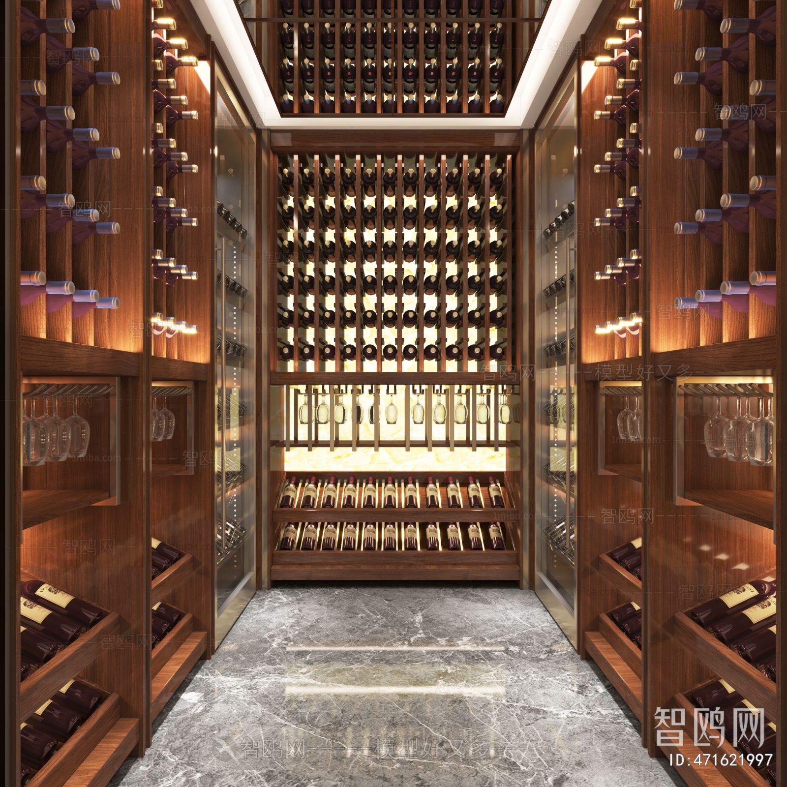 New Chinese Style Wine Cellar/Wine Tasting Room