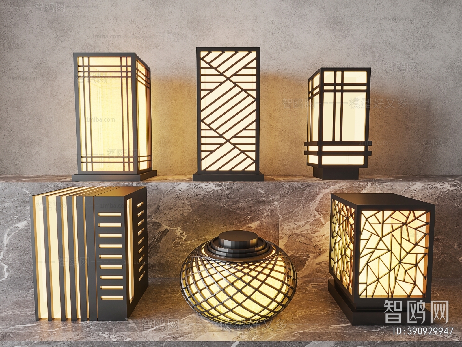 Modern Chinese Style Outdoor Light