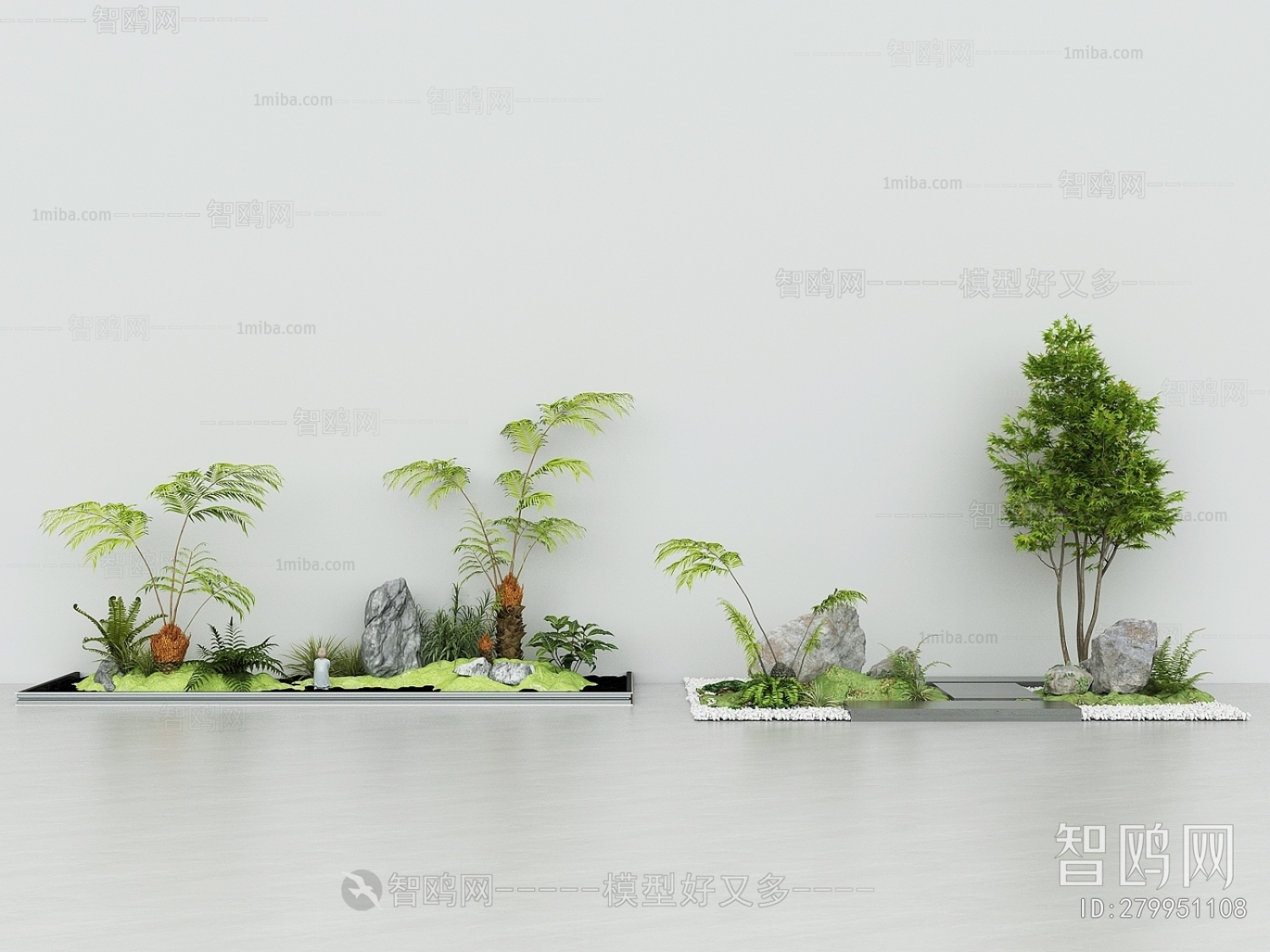 现代绿植造景园艺小品