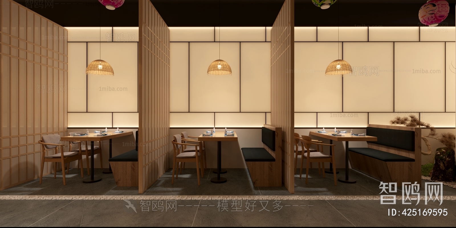日式日韩餐厅空间