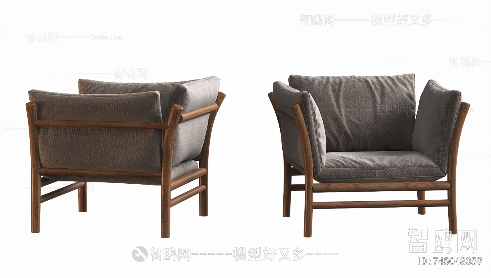 New Chinese Style Lounge Chair