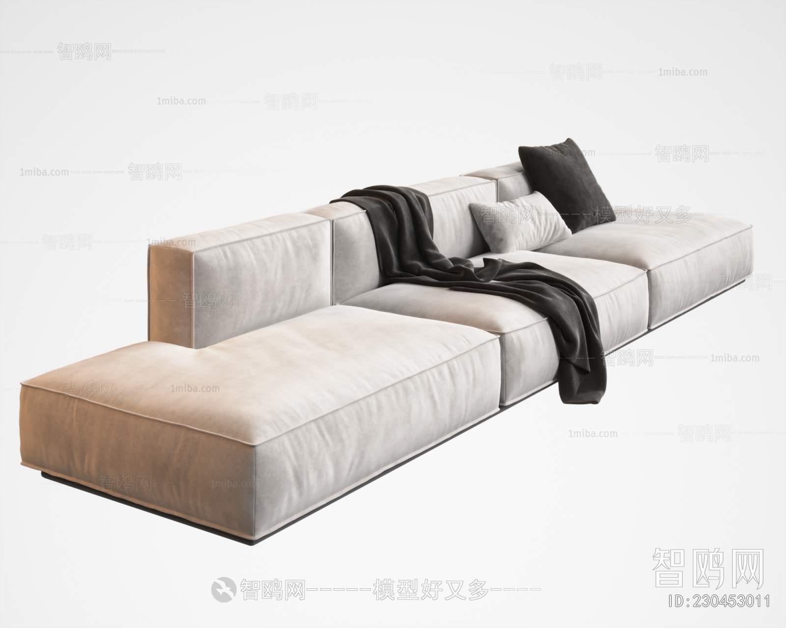 Poliform现代三人沙发