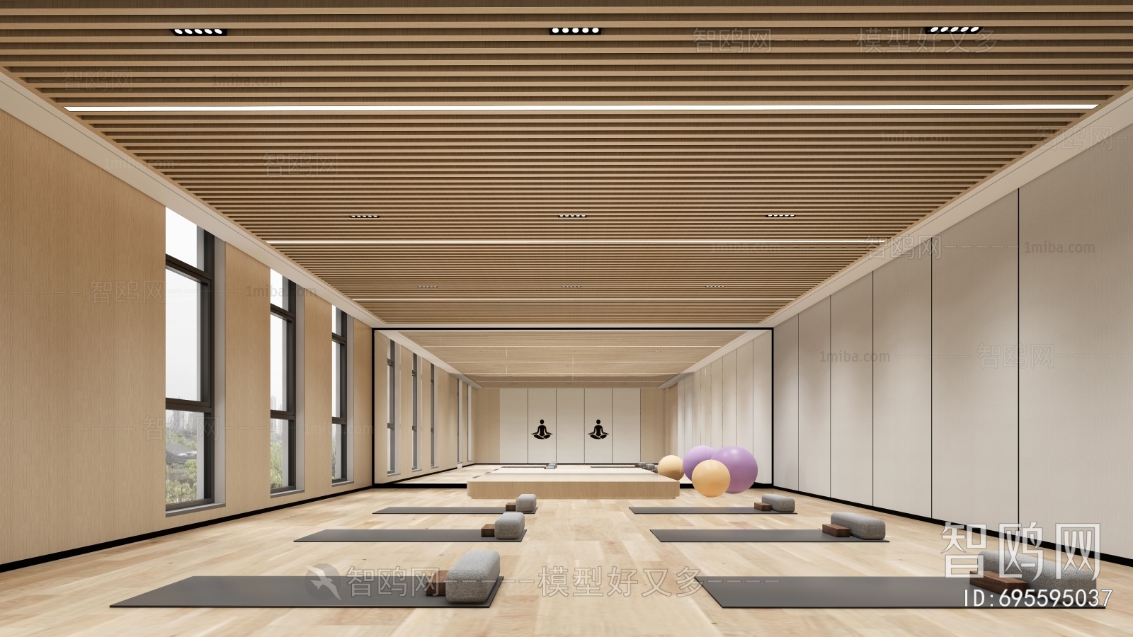 现代瑜珈室